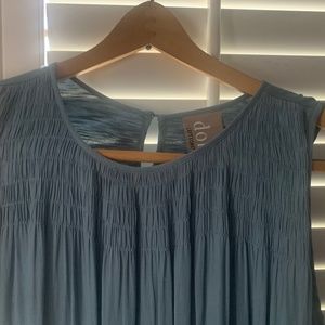 Muted Blue Flowy Tank